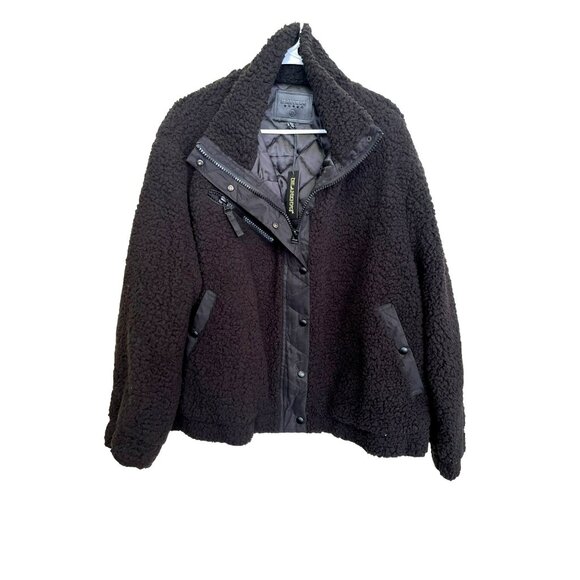 Revolve X Blank NYC Sherpa Fleece Bomber Jacket Size 2X NWT - Picture 6 of 10